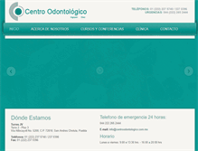 Tablet Screenshot of centroodontologico.com.mx